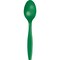 Party Central Reusable Party Spoons - 6.75" - Emerald Green - Club Pack of 288